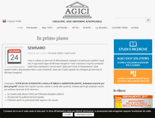 Tablet Screenshot of agici.it